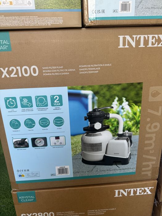 Песочный фильтр насос для бассейна intex bestyaw