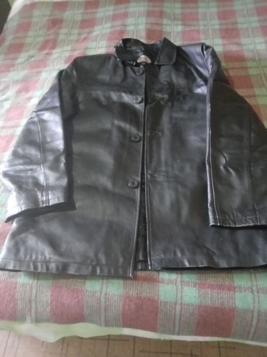 Кожаный пиджак куртка