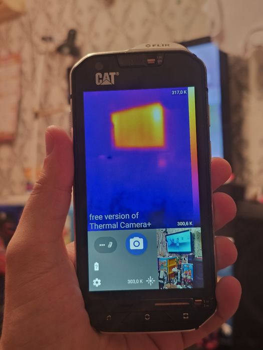 Телефон cat S60, тепловизор