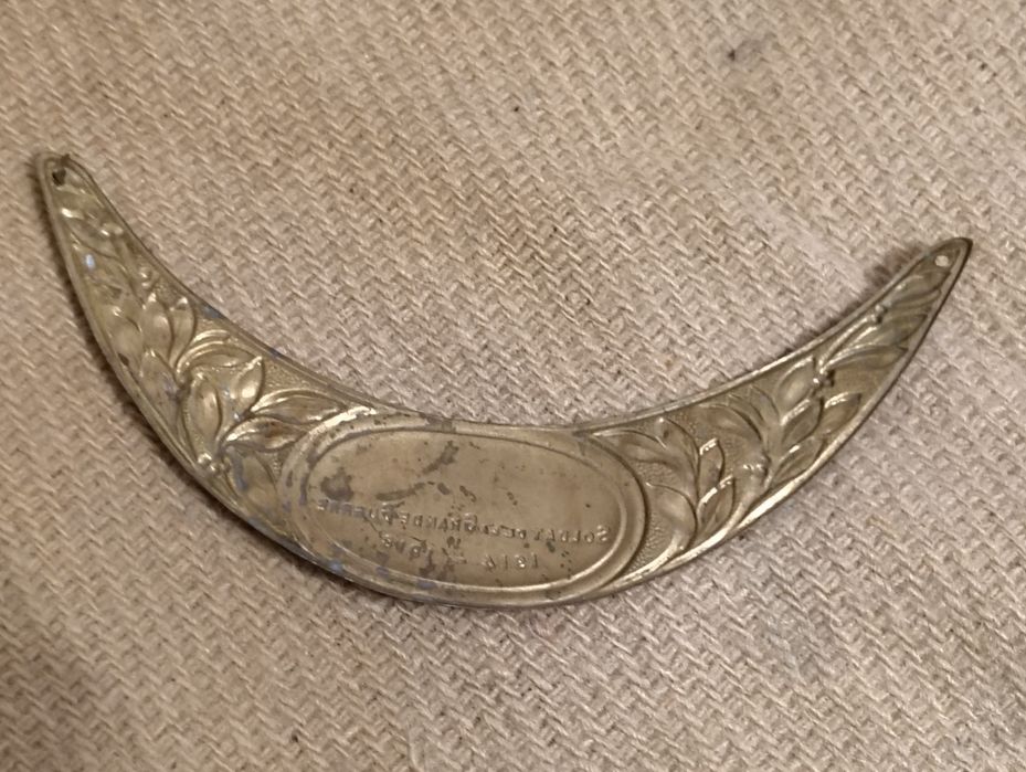 Emblema veteran semn casca Adrian bandama ww1