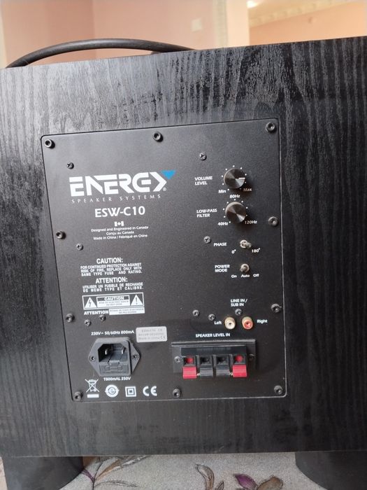 Колонка-саббуфер, speaker systems ENERGY