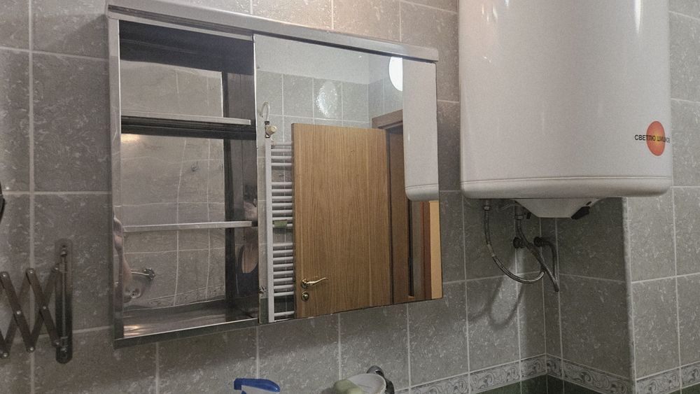 Шкаф за баня неръждаема стомана с огледало