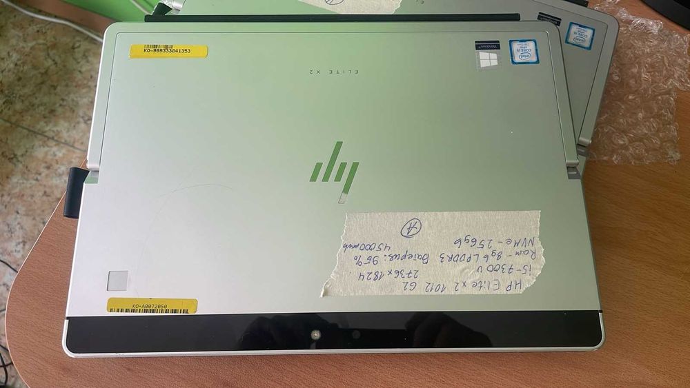 Лаптоп/Таблет 2-в-1 HP Elite x2 1012 G2