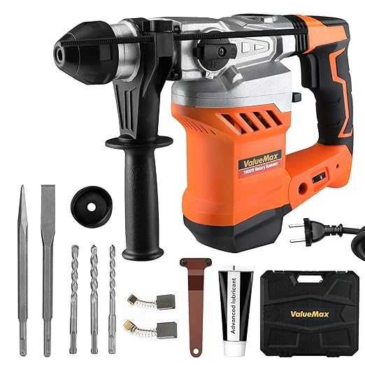 Ciocan perforator ValueMax SDS-Plus 1600 W, ciocan demolator 6 Jouli