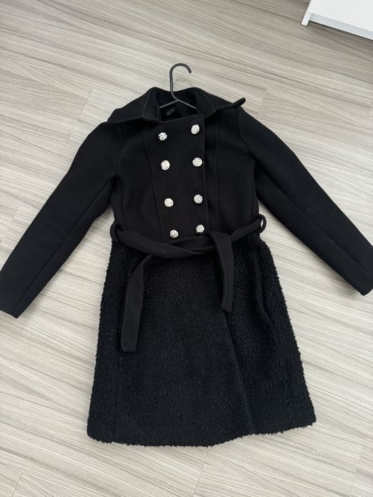 Вталено палто с размер