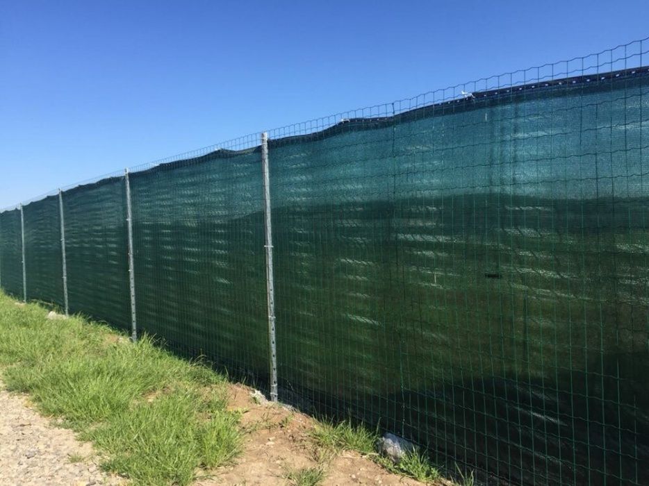 Plasa verde pentru gard / antivant / antipraf/ protectie / mascare