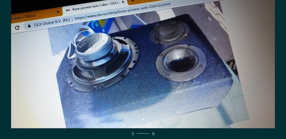 Cutii muzicale cu difuzoare kenwood pe 3 caii functionale