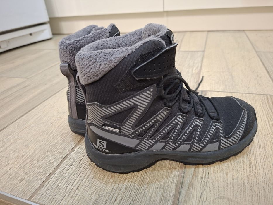 Детски Зимни Обувки Salomon Shoes Xa Pro V8 Winter Cswp J Black/Phan