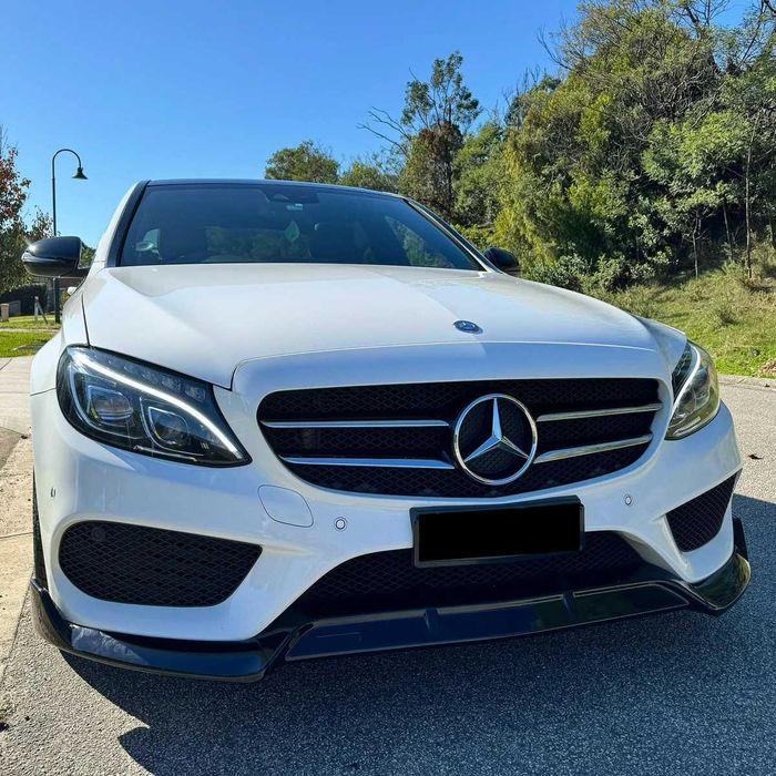 Брабус преден лип спойлер за мерцедес в205 амг / mercedes w205 amg lip spoiler brabus / добавка за предна броня / нож