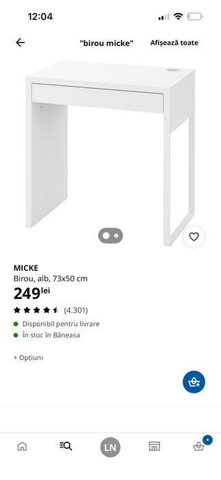 Birou Ikea Micke