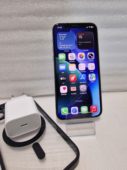 12 Pro Silver  condiții f bune iphone