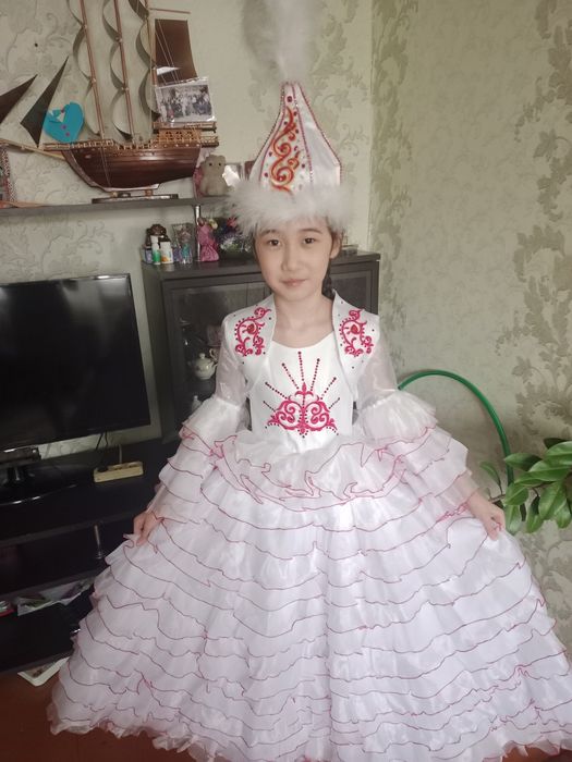 Красивые казахские платья для девочек