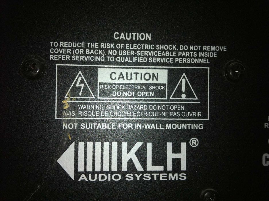 Subwoofer home use  KLH