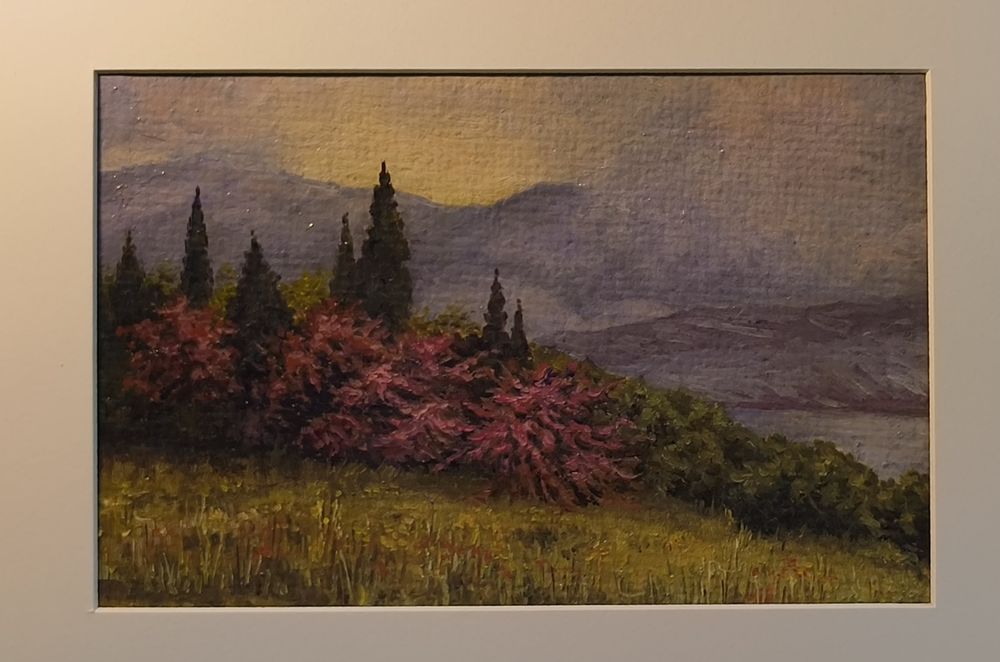 Картина маслом,  Размер 32х26 , с рамой и богетом