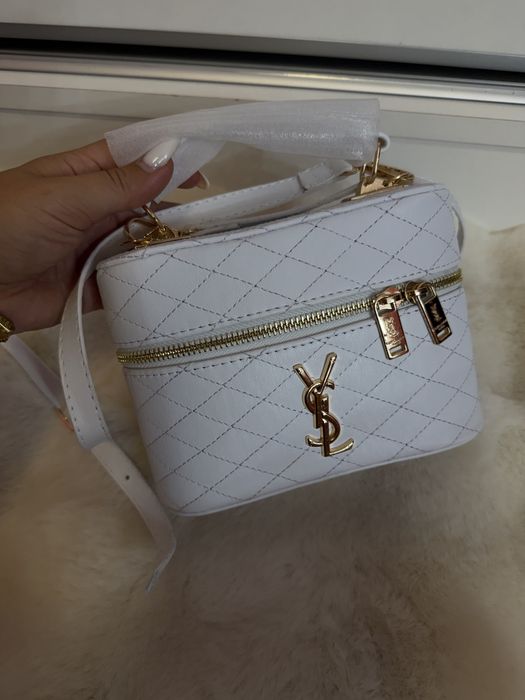 Дамска бяла чанта ysl