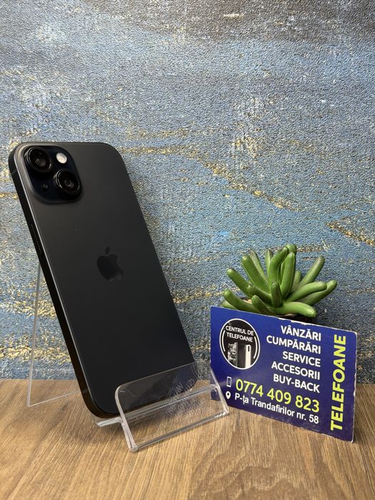Iphone 15/256gb/2 Ani Garantie Centrul de Telefoane/rate