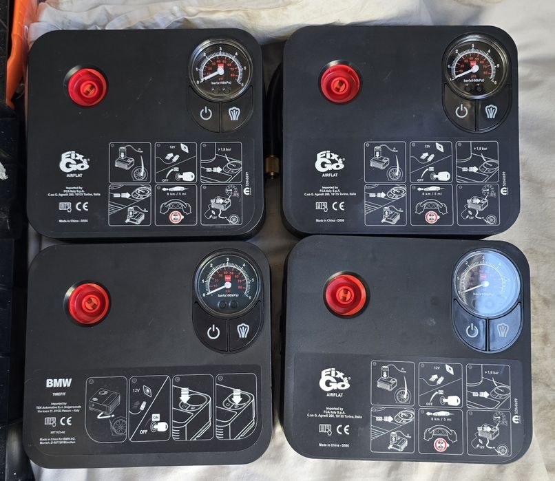 Компресори за помпене на автотомобилни гумигуми,