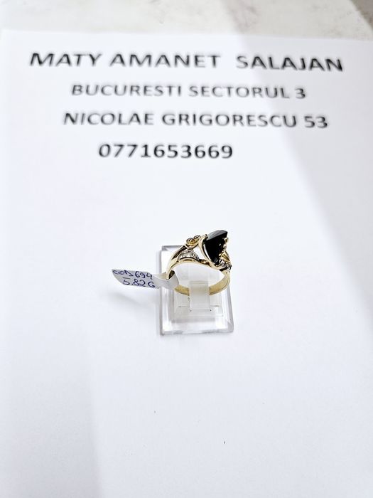 Vand inel dama din aur 14 k 5.82 g cod 694