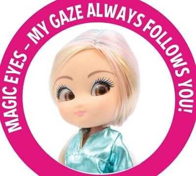 UNIQUE EYES Голяма Кукла с реалистични очи с мотор и аксесоари