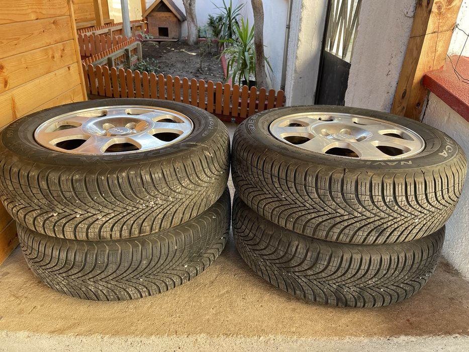 Комплект гуми с джанти за Ауди 5х100