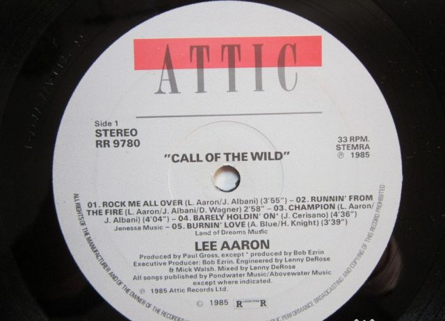 rar Lee Aaron Metal Queen Germany 1984