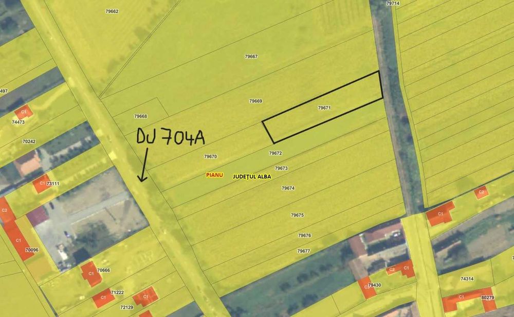 Teren Intravilan Pianu De Jos