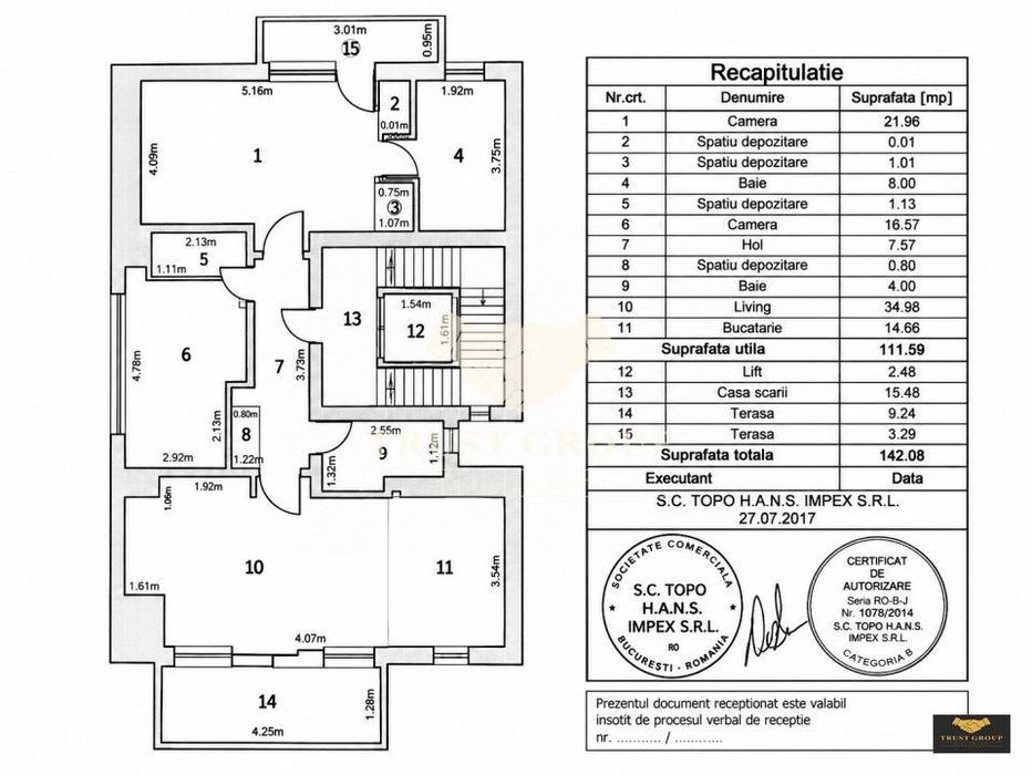 Apartament 3 camere Primaverii | loc de parcare si boxa
