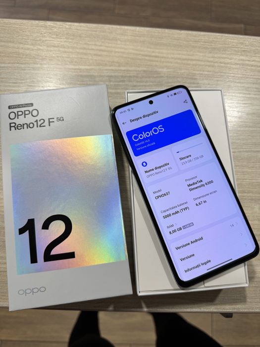 Oppo Reno12 F, 8GB RAM, 256GB, 5G, Olive Green!