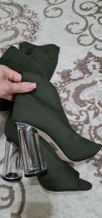 Cizme dama din licra mulate și elastice pe picior M 38