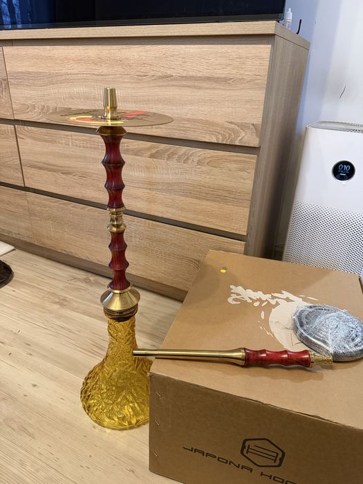 Oferta limitata!narghilea japona sensey gold pe maro si rosu