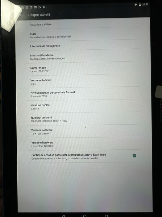 Vand Tableta Lenovo 10 inch