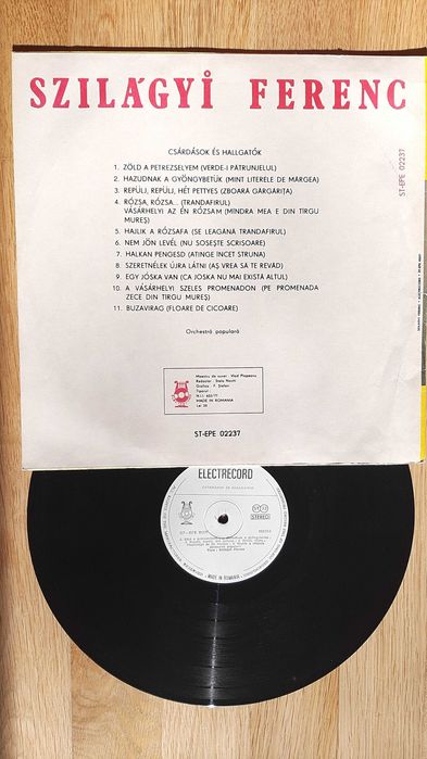 Viniluri LP, muzica: Ungaria, URSS (jazz), international, aproape noi