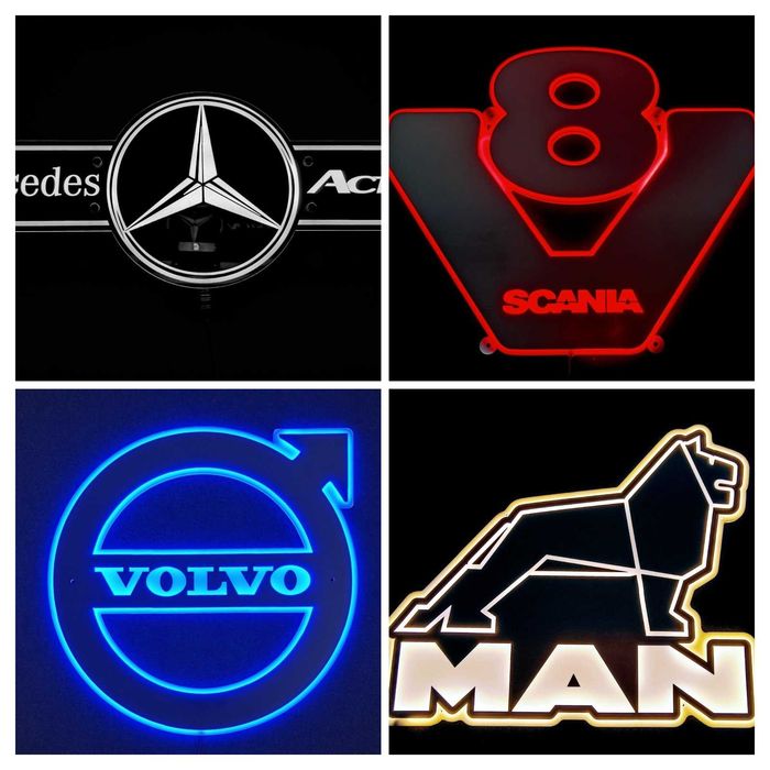 Светещи Табели за Камиони Скания, МАН, Волво, Мерцедес, SKANIA - MAN - VOLVO - MERCEDES