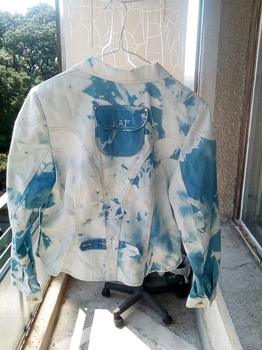 Дамско дънково яке размер М(38) ново