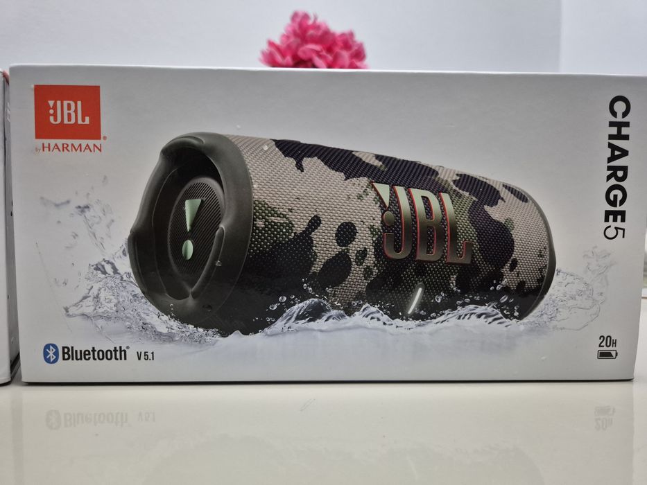 Boxa portabila JBL Charge 5, 40W, 7500mAh, Pro Sound, IP67, PartyBoost
