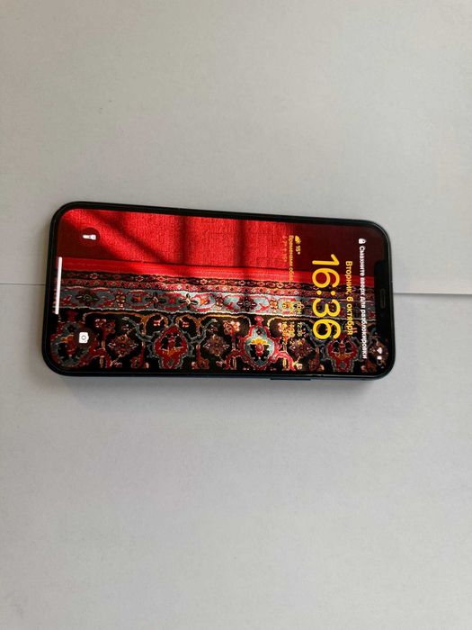 iPhone 12 128 ГБ, аккумулятор 77%, синий