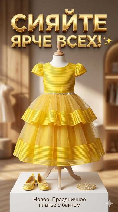 Продам два детских платья на 4-6 лет