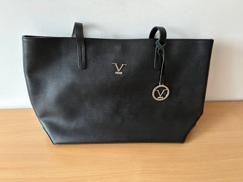 Оригинална дамска чанта Versace – естествена кожа, Made in Italy