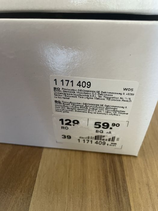 Нови обувки с висок ток