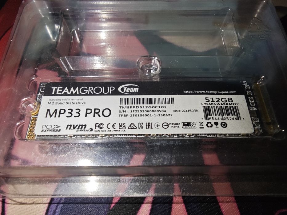 SSD нкаопитель 512 Gb TeamGroup