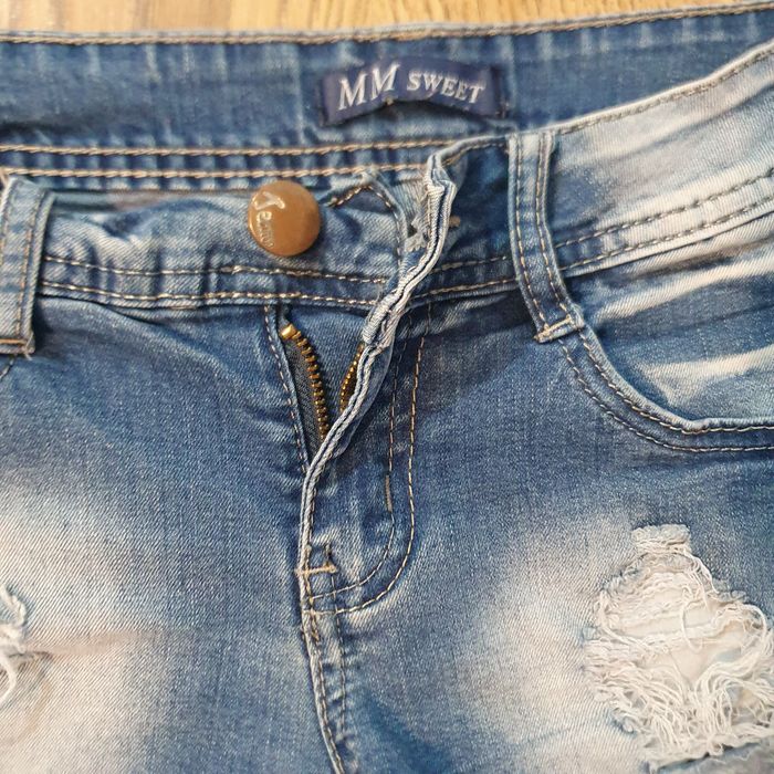 3 pantaloni colanți blugi, si blugi scurti 9-10 ani Zara HM