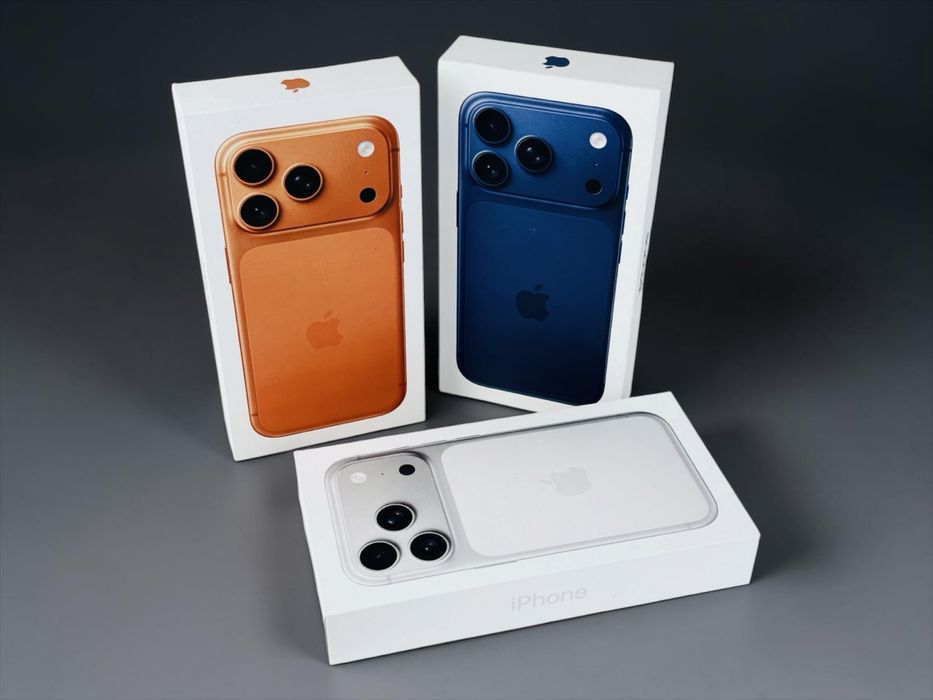 Apple iPhone 17 Pro Max 1TB Cosmic Orange / Deep Blue / Silver НЕРАЗПЕЧАТАН! Гаранция!