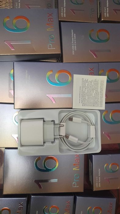 set incarcator 35w iPhone 15 16 17 Pro Max superfast charge , sigilate