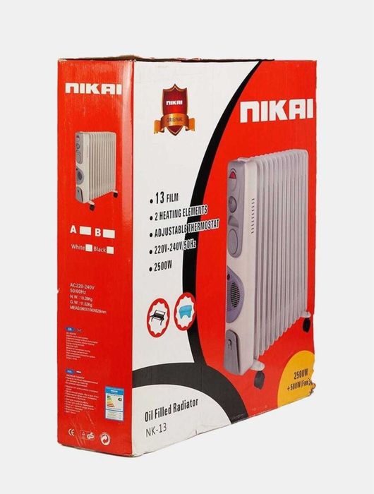 Масляный обогреватель NIKAI-13 доставка бесплатно