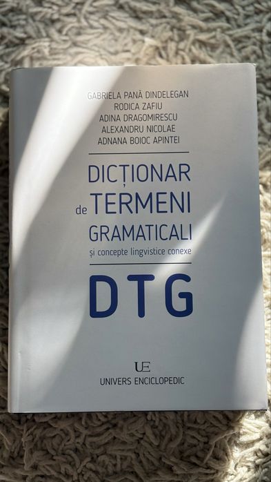 Dictionar gramatical GP Dindelegan, pentru admiterea la Drept.