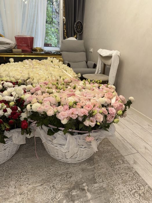 Большой букет цветов