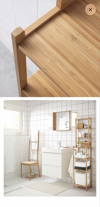 Etajera bambus Ikea