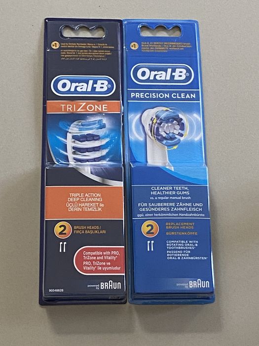 Cap perie electrica de dinti Oral-B. (70 lei ambele pachete)