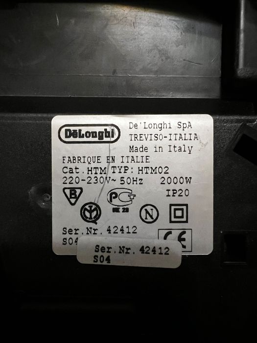 Вентилаторна печка  DaLonghi HTM02