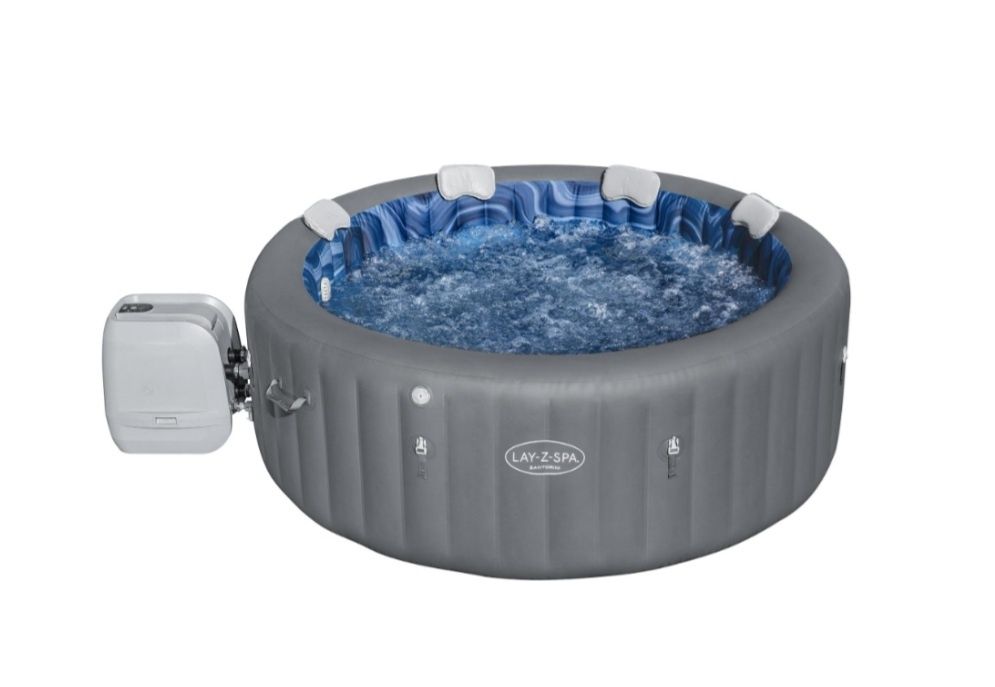 Джакузи 7местно SANTORINI HYDROJET 2.16м/2.16м Bestway гаранция 2г нови